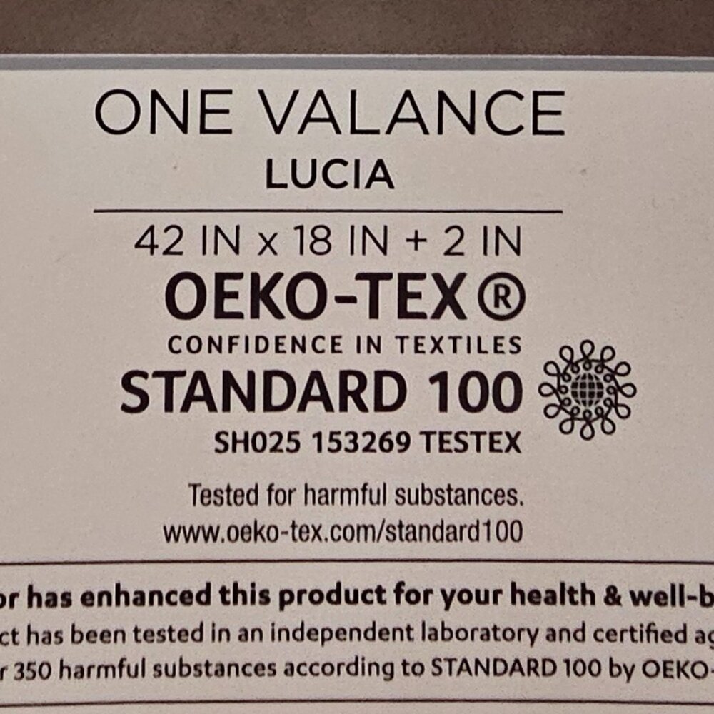 Lush Decor Lucia Single White Valance! New in package! - Picture 5 of 5